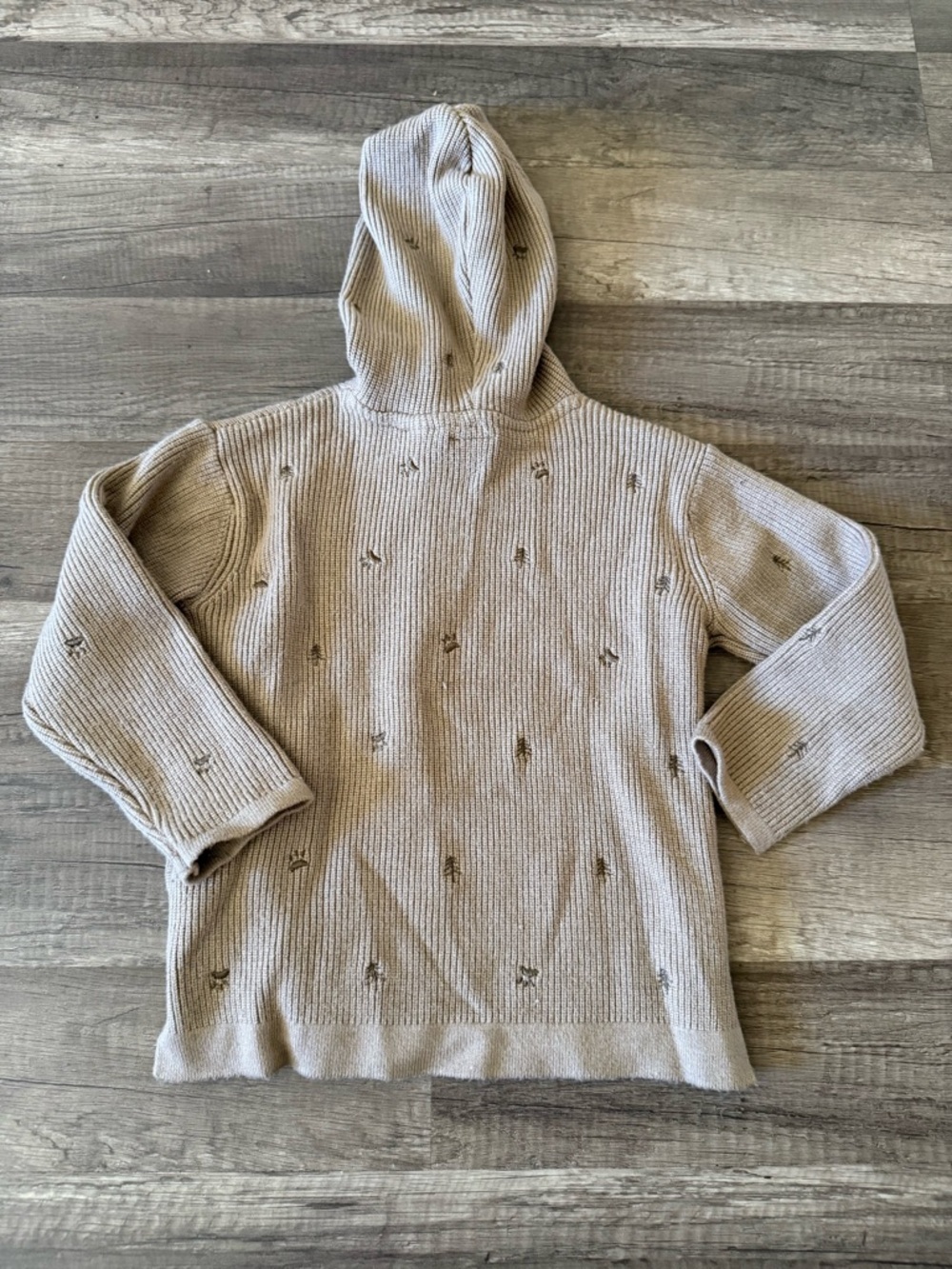 Boy Zara neutral hordes knitted sweater - Picture 8 of 12